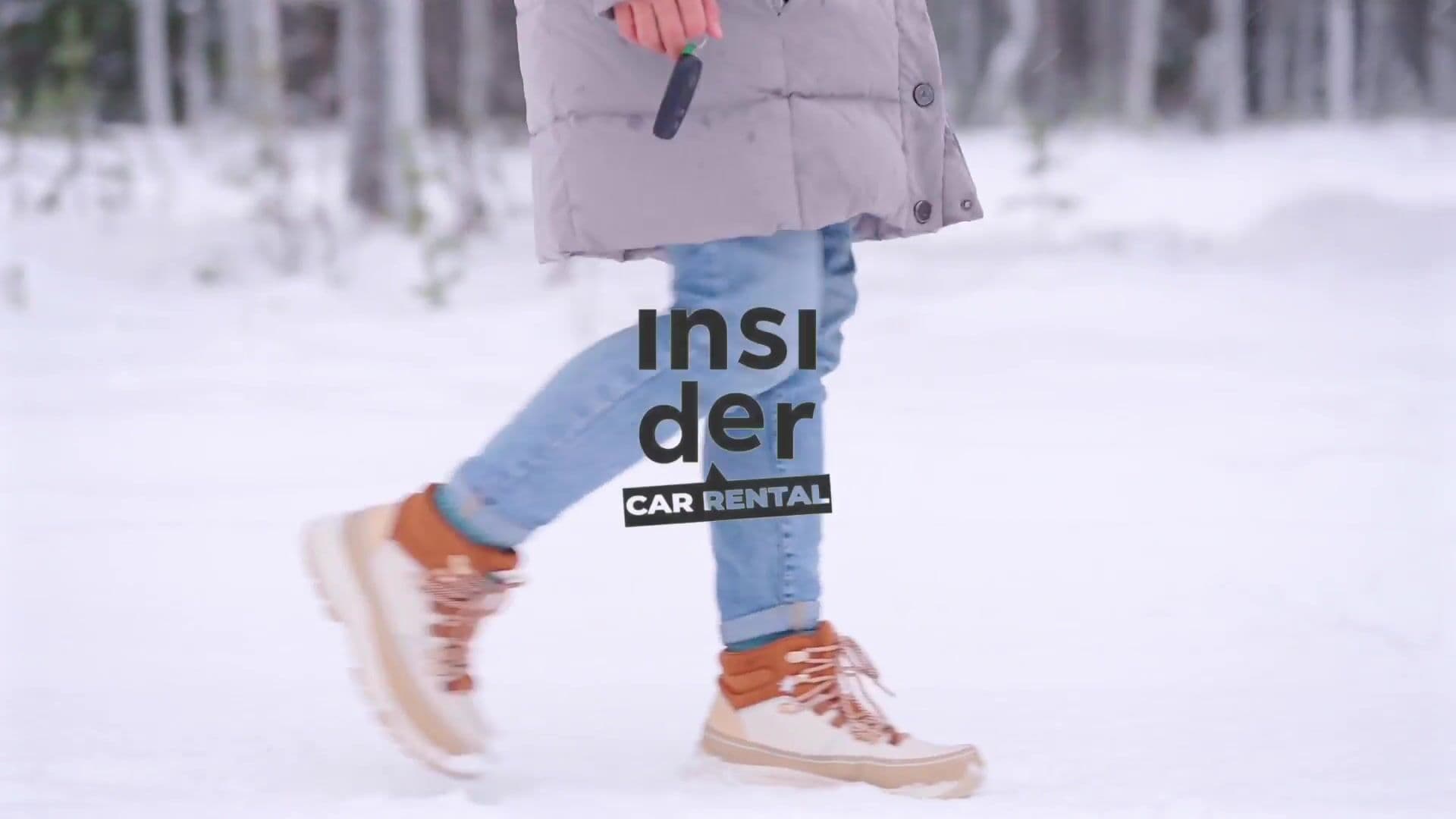 Winter driving in Lapland